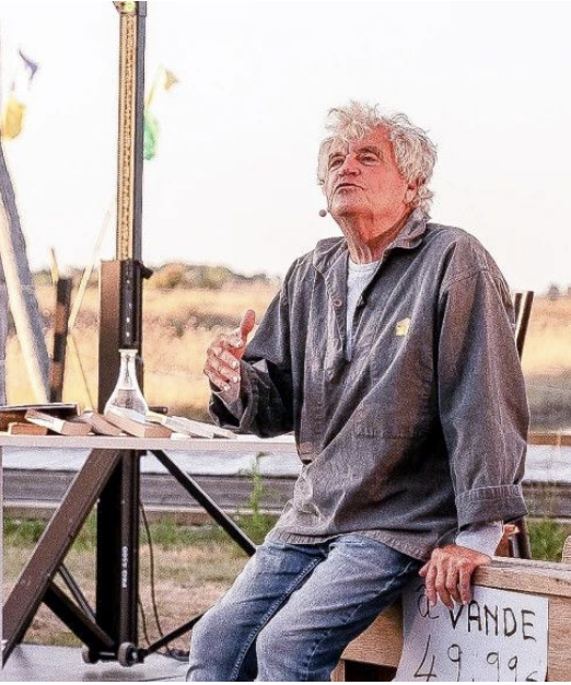 Affiche de Jean Marc Chailloleau pour le festival Les Estivases à l'île d'oléron
